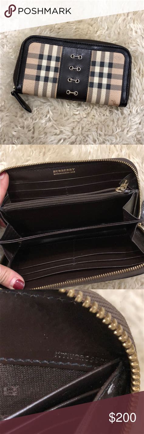 burberry zipper bag|popular designer wallets in Burberry.